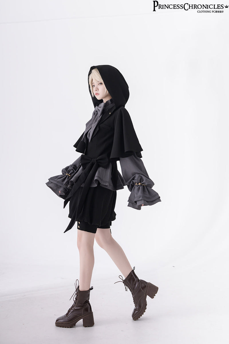 Princess Chronicles - Hunting Rabbit - Ouji Lolita Rabbit Ears Coat & Shirt Set