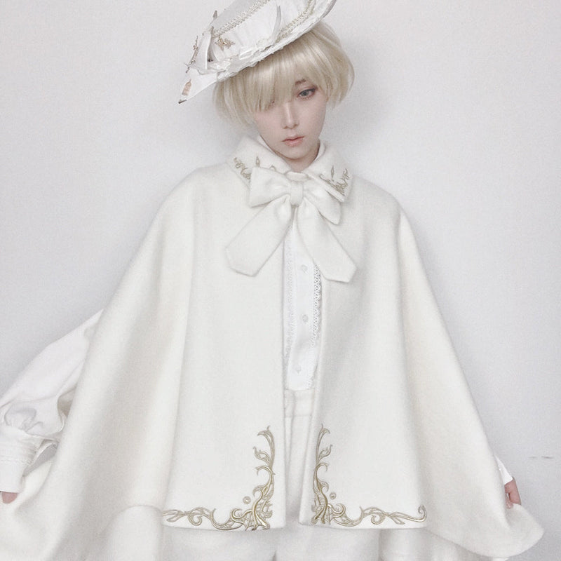 Princess Chronicles - Medieval Ouji Lolita Embroidered - Cape Outerwear