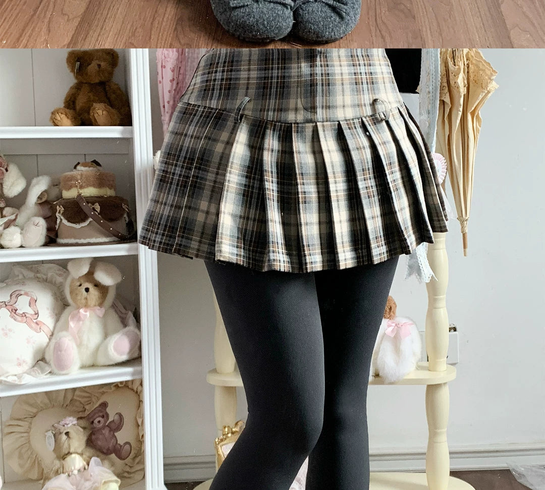 roji roji - Ribbed Fleece Basics - Tights with Ribbed Texture and Footed or Stirrup Styles