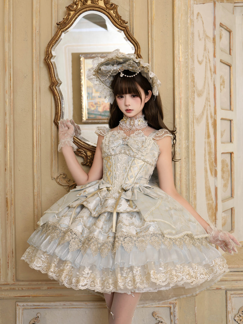 Floating Light Box - Butterfly Shadow Goldweave - Sweet Lolita Jumper