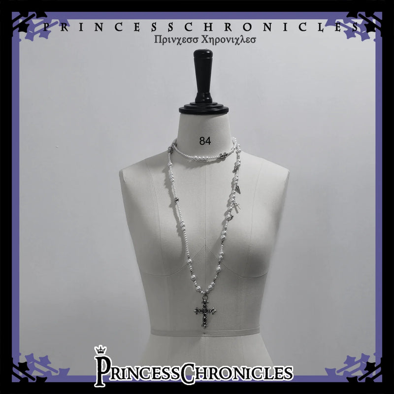 Divine Covenant - Ouji Lolita Accessory Set Necklace and Bracelet Necklace - No.4 Only