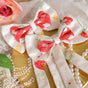 Pair of strawberry side hair clips