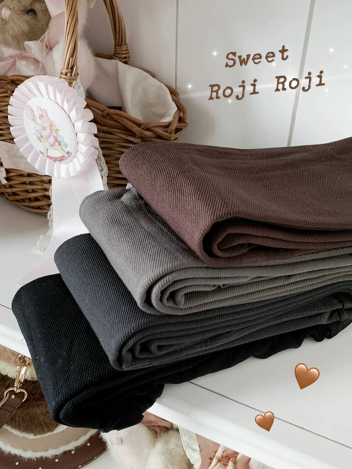 Roji Roji - Daily Lolita Winter Fleece Lining - Pantyhose Socks