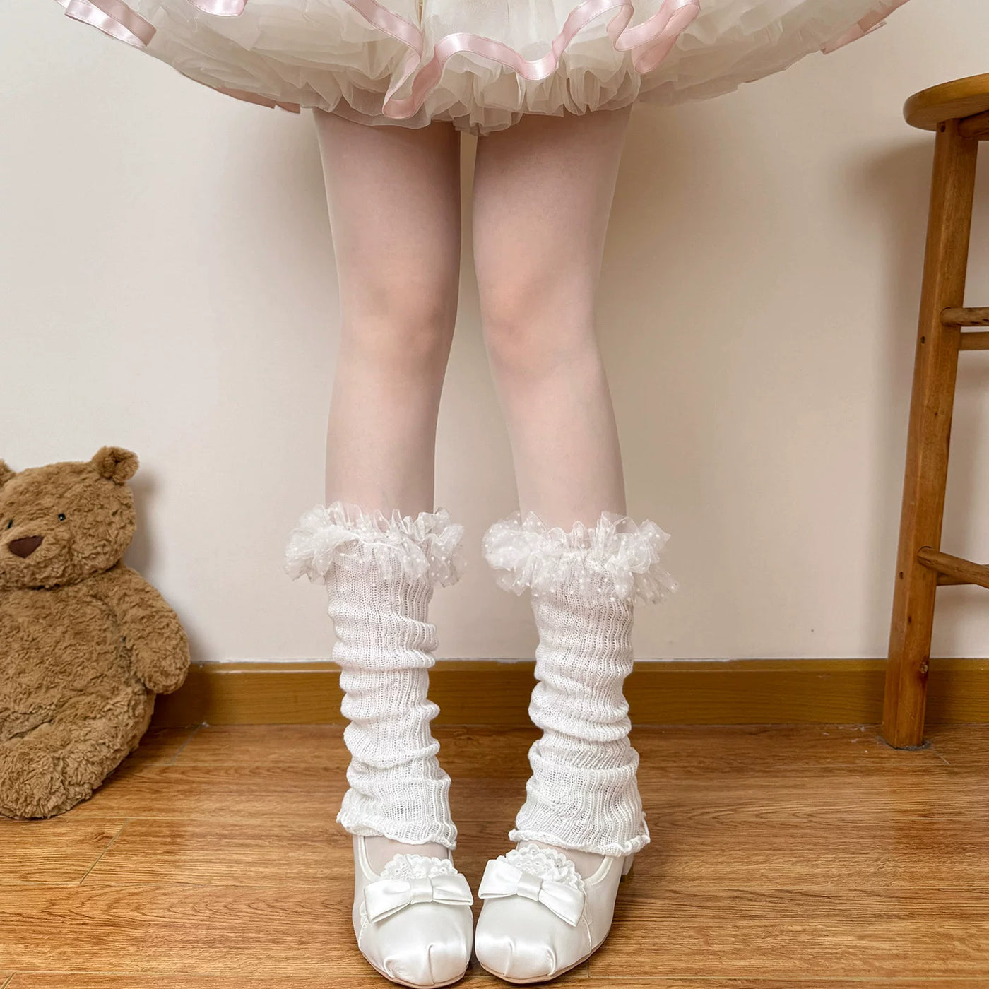 Chubby Bear Tales - Summer Layering - Sock Covers with Wide-Leg, Slouch and Lace Options