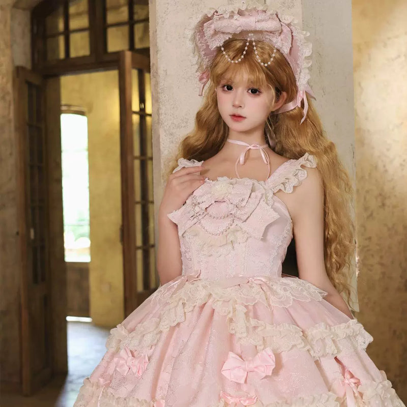 Hanguliang Flower Heart Love Ballet JSK Dress