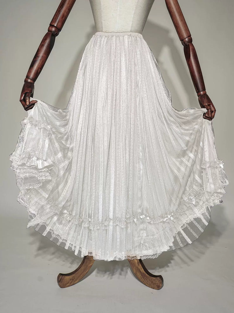 Suhua Yipai - Vineyard Lace - Convertible Overskirt & Petticoat - detail view 3