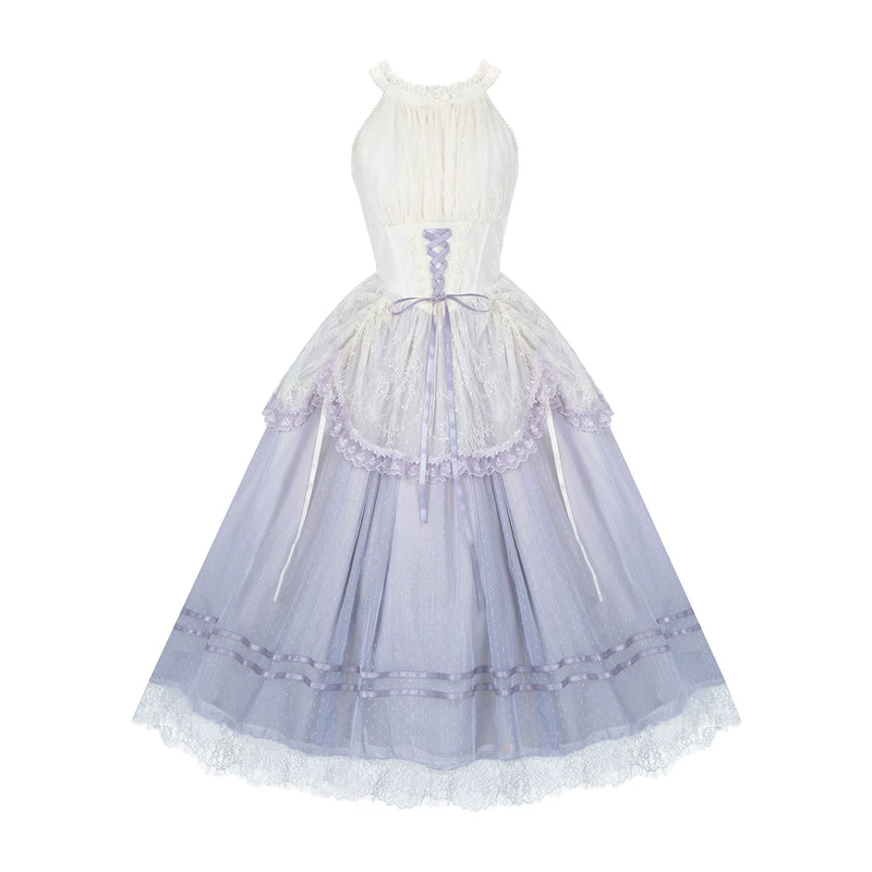 With PUJI - Tulip - Classic Lolita JSK Dress, Boned Bodice Detail detail view 11