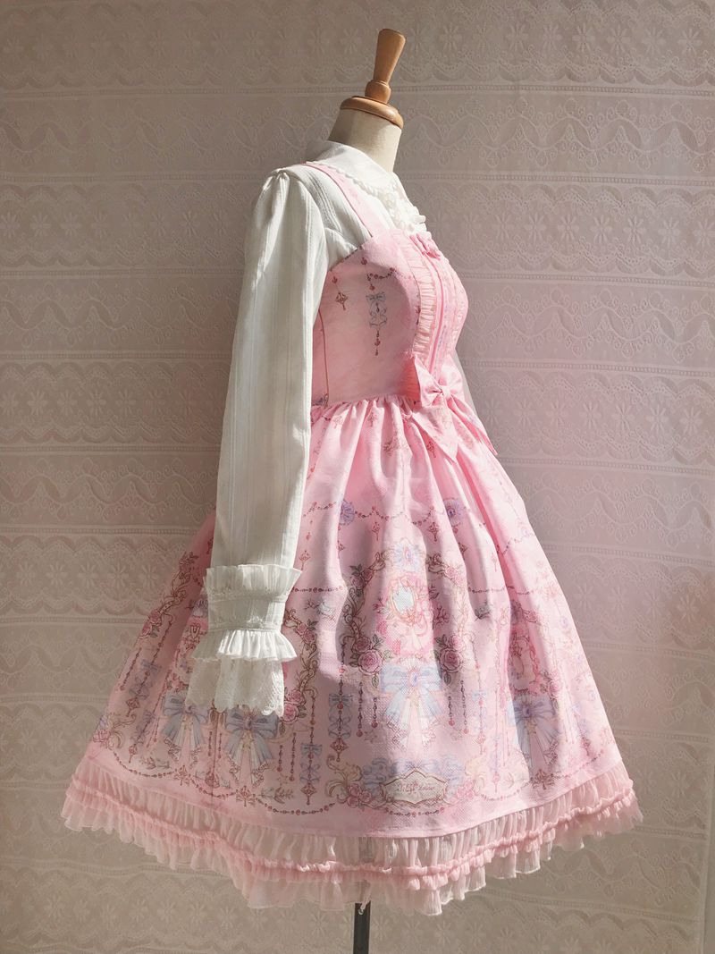 Yilia - Sweet Printing Winter Lolita JSK - Dress JSK Dress