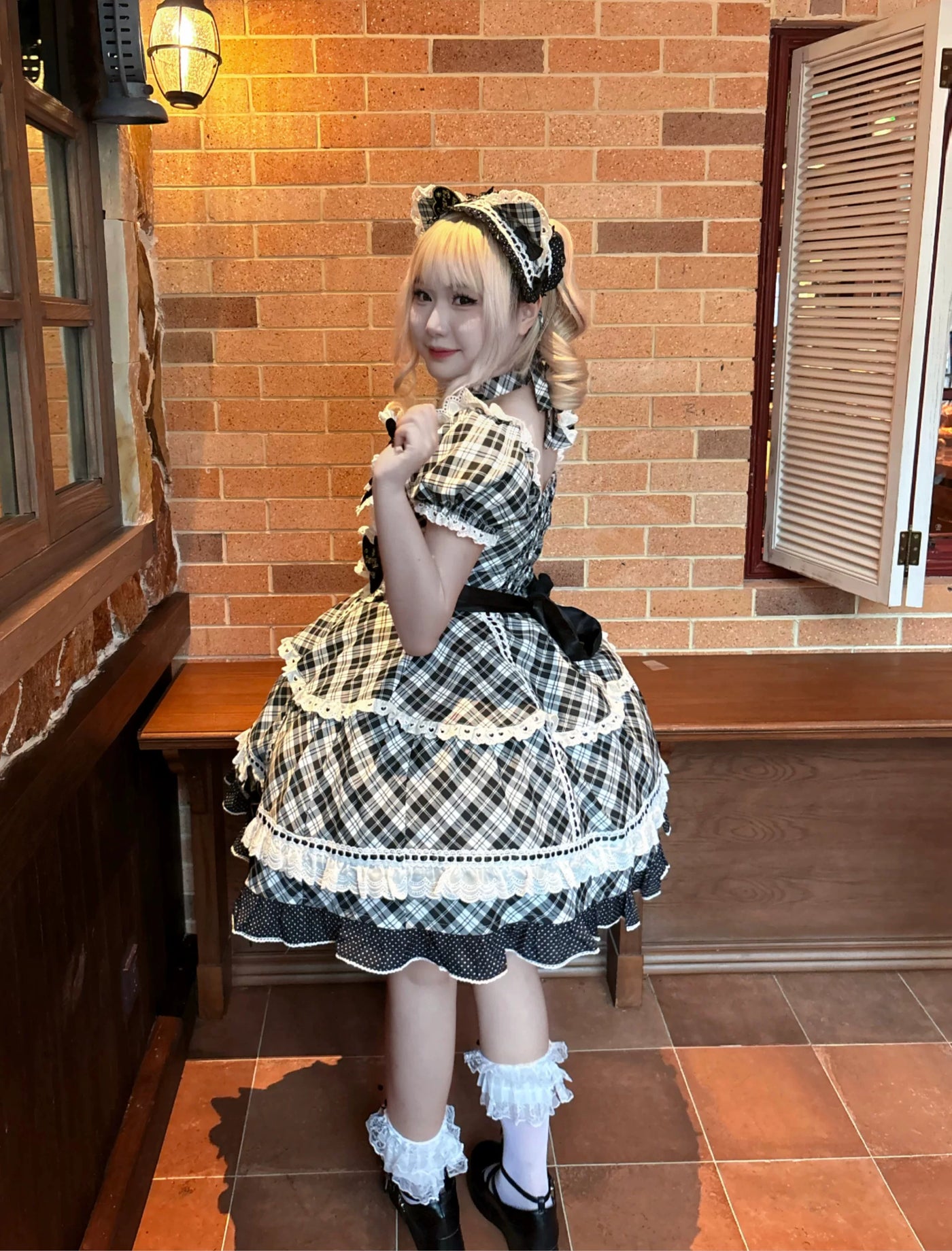 Star Fantasy - Shibuya Sweetheart - OP/JSK Dress Sets with Plaid Details