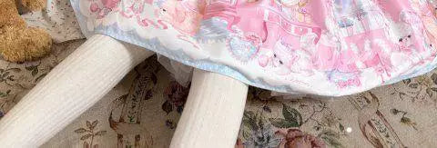 Sweetheart Dream Machine - Toy Room Print - Sleeveless OP Dress with Teddy-Bear Motifs