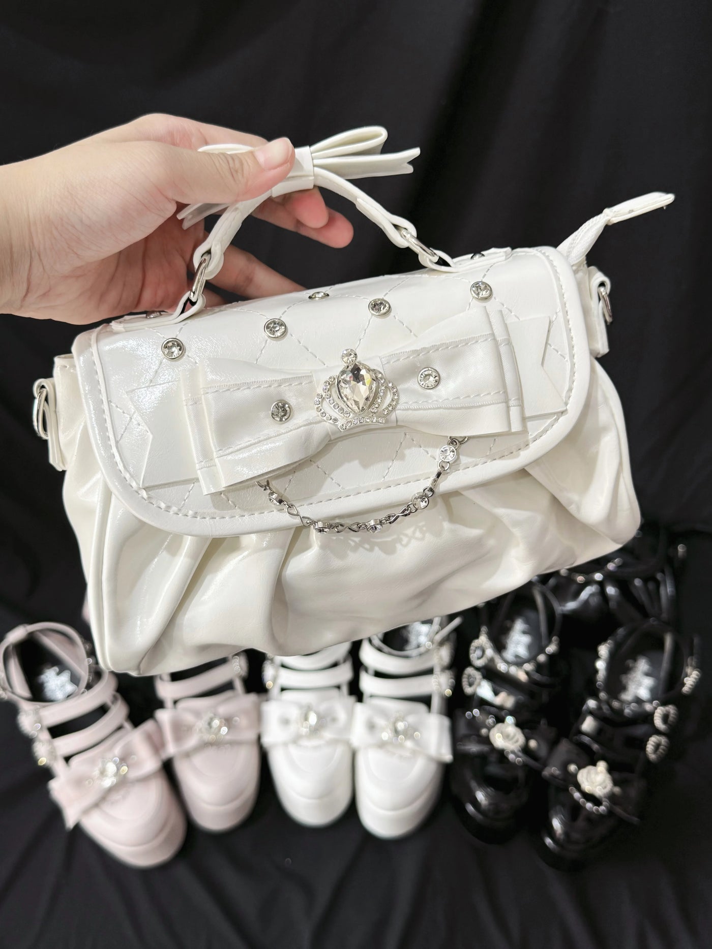 Transfer Student - Coronation Gift Box - Rhinestone Shoulder Bag