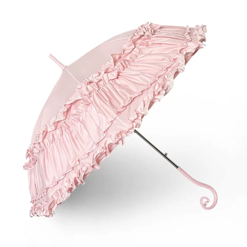 Independent Brand - Ruffle and Birdcage - Multi-Style Umbrellas with Lace Trims