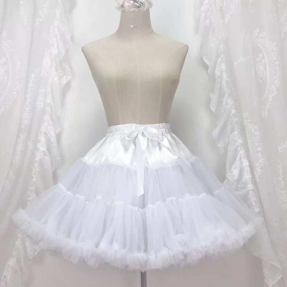 Sugar Girl - Super Puffy Lolita White Petticoat - Petticoat