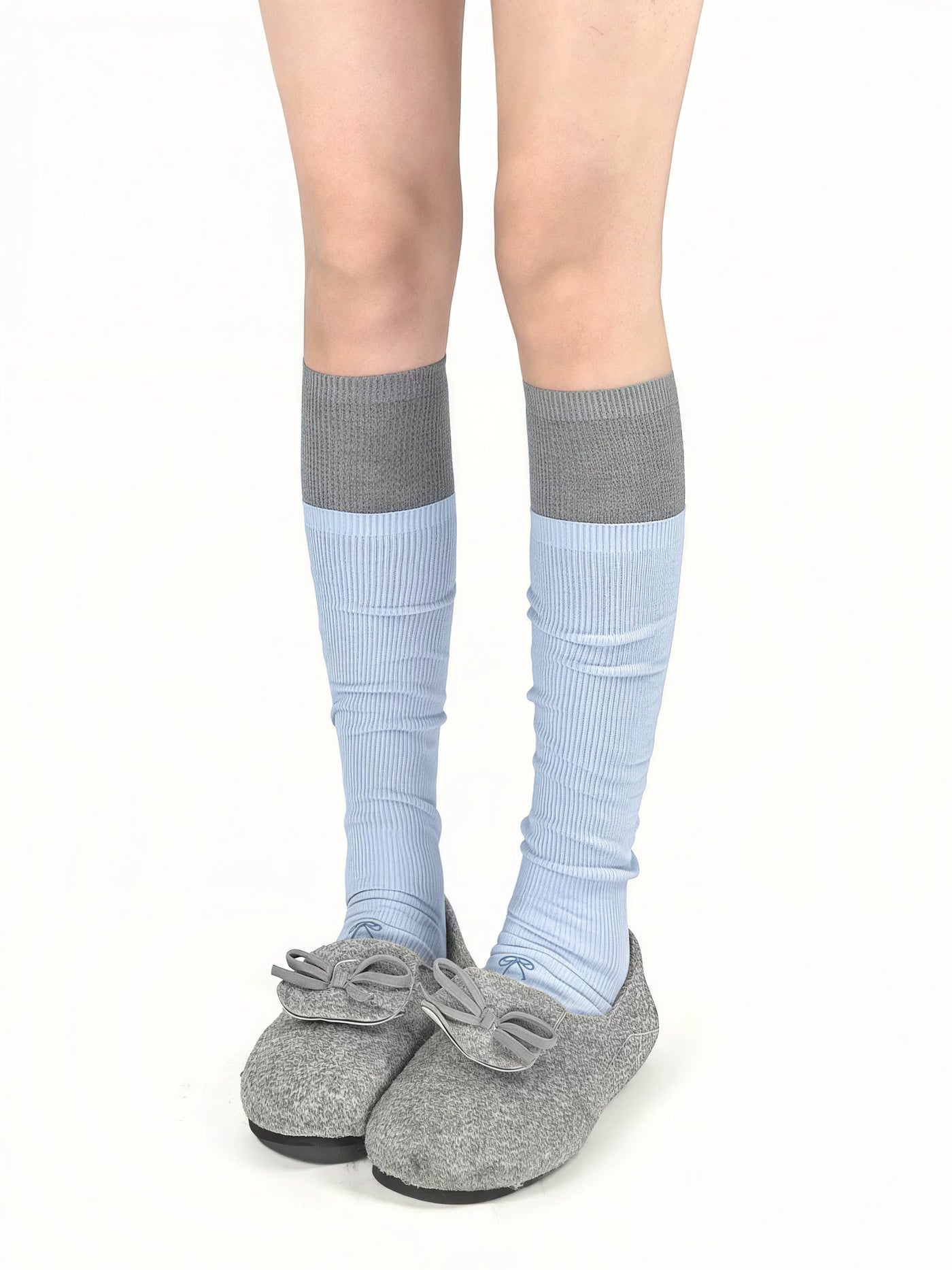 White Socks - Ballet Slouch - Footed Knitted Leg Warmers in Single or Multi-Pair Sets