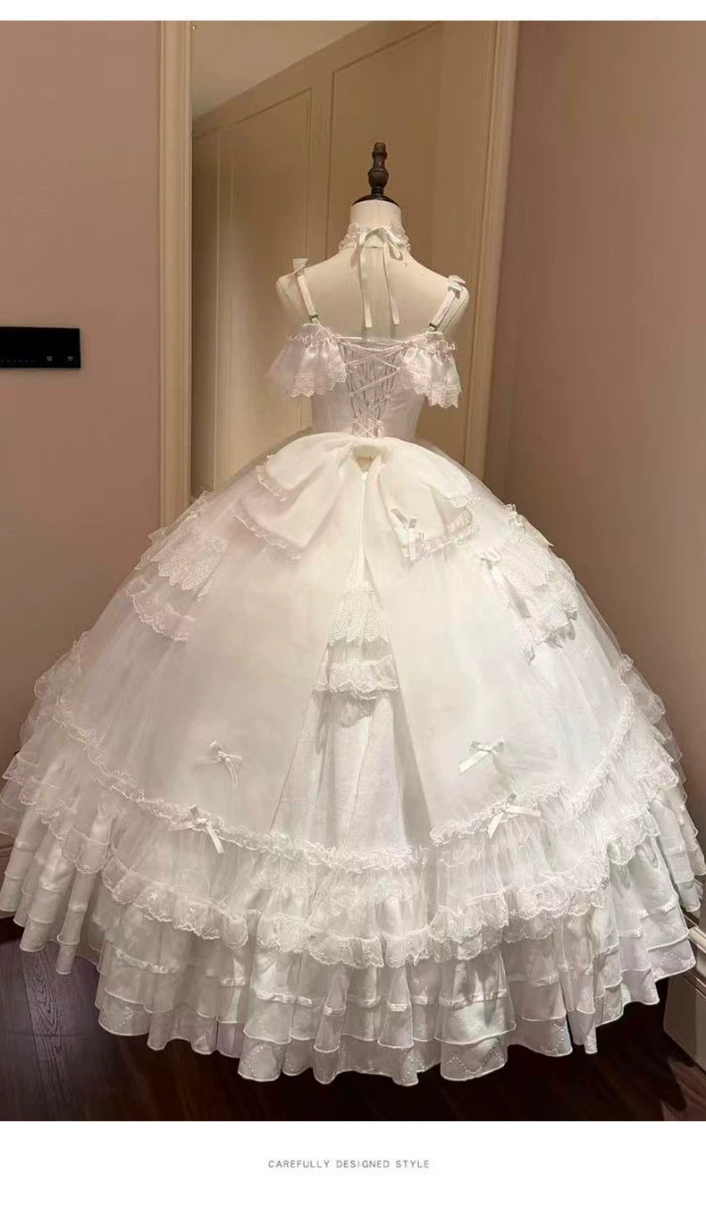 Emoji Dream - Formal Lolita Ballgown - Off-the-shoulder one-piece