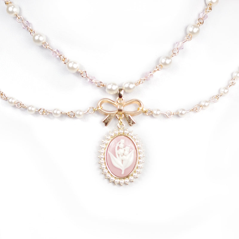 Rose of Sharon - Retro Lolita Necklace 4 Colors - Neckwear