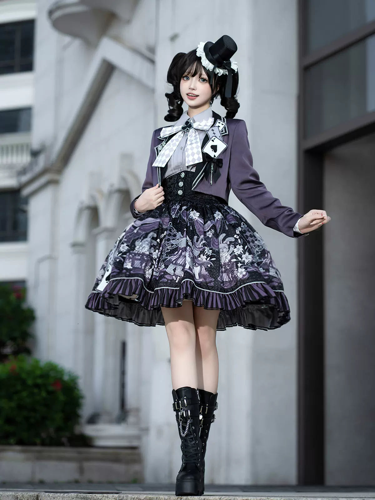 Your Princess - Magic Troupe - Gothic Lolita Outfit, Bunny Printed Skirt