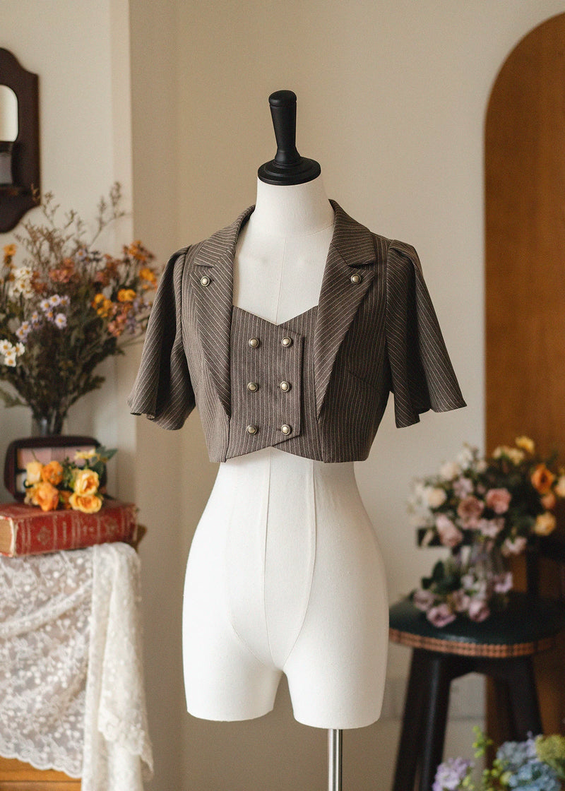 Forest Wardrobe - Forest Letter - Boned Skirt, Cropped Jacket or Blouse - 10