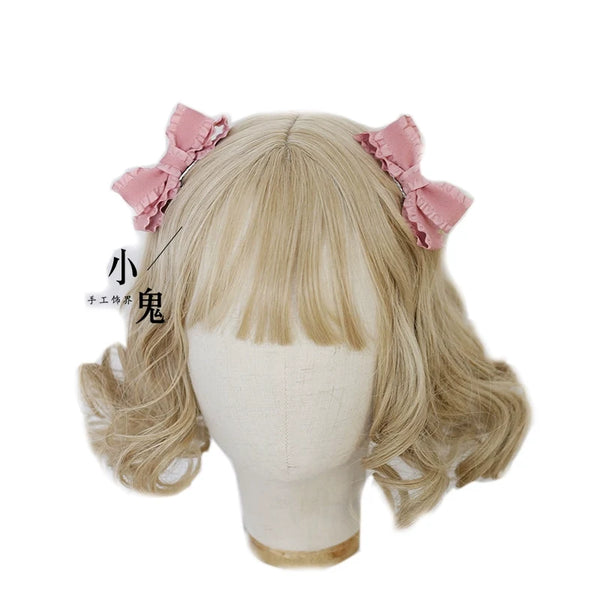 Xiaogui - Cute Lolita Headwear Ponytail - Hairclips Daily Lolita Accessories Headwear