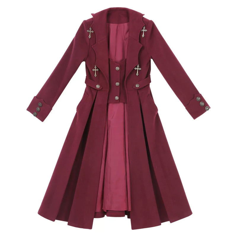 Cornfield Lolita - The Legend of Dracula - Ouji coat with layered vest-effect construction