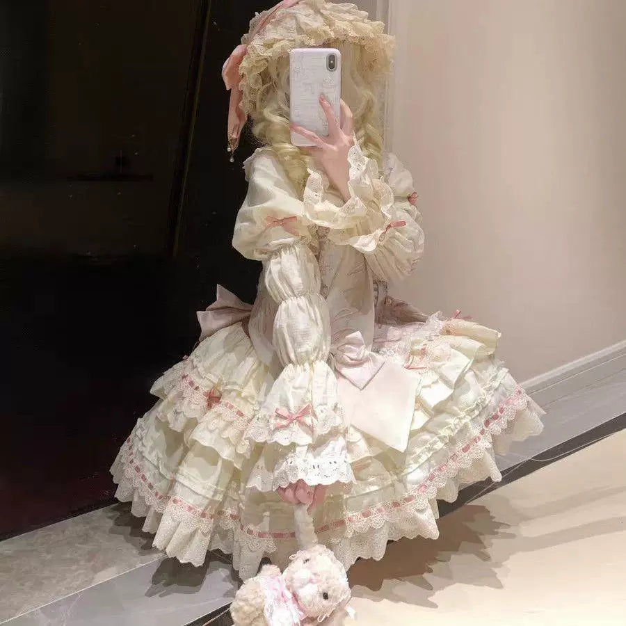 Sweetheart Dream Machine - Doll-Like Floral - OP Dress with a floral print
