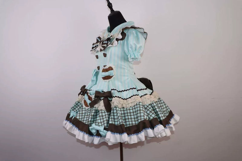 White Sugar Girl - Sweet Lolita Teddy Bear Dress - One-piece Sweet