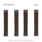 Brown + Brown 2 pairs / One Size