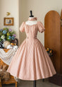 Robe couleur carotte + ras-de-cou / S / En stock