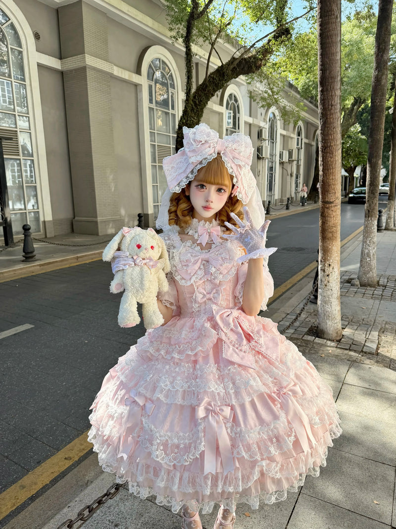 Pear Island Tea - Misty Moon Dream - Sweet Lolita JSK dress