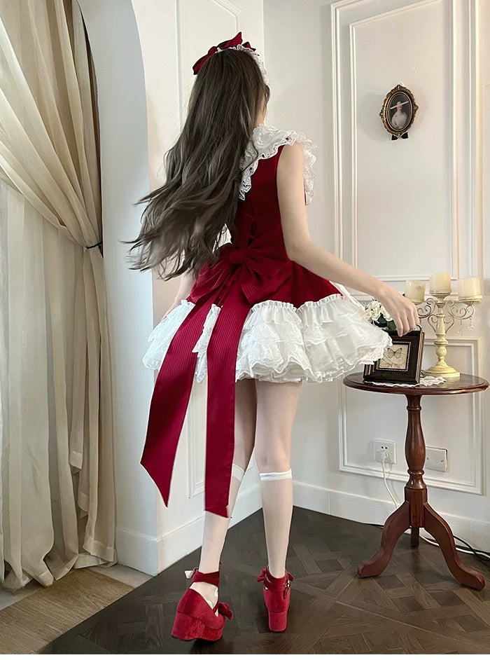 Alice Girl - Arrogant Miss - Sweet Lolita Trailing Large Bow with Long Ribbons