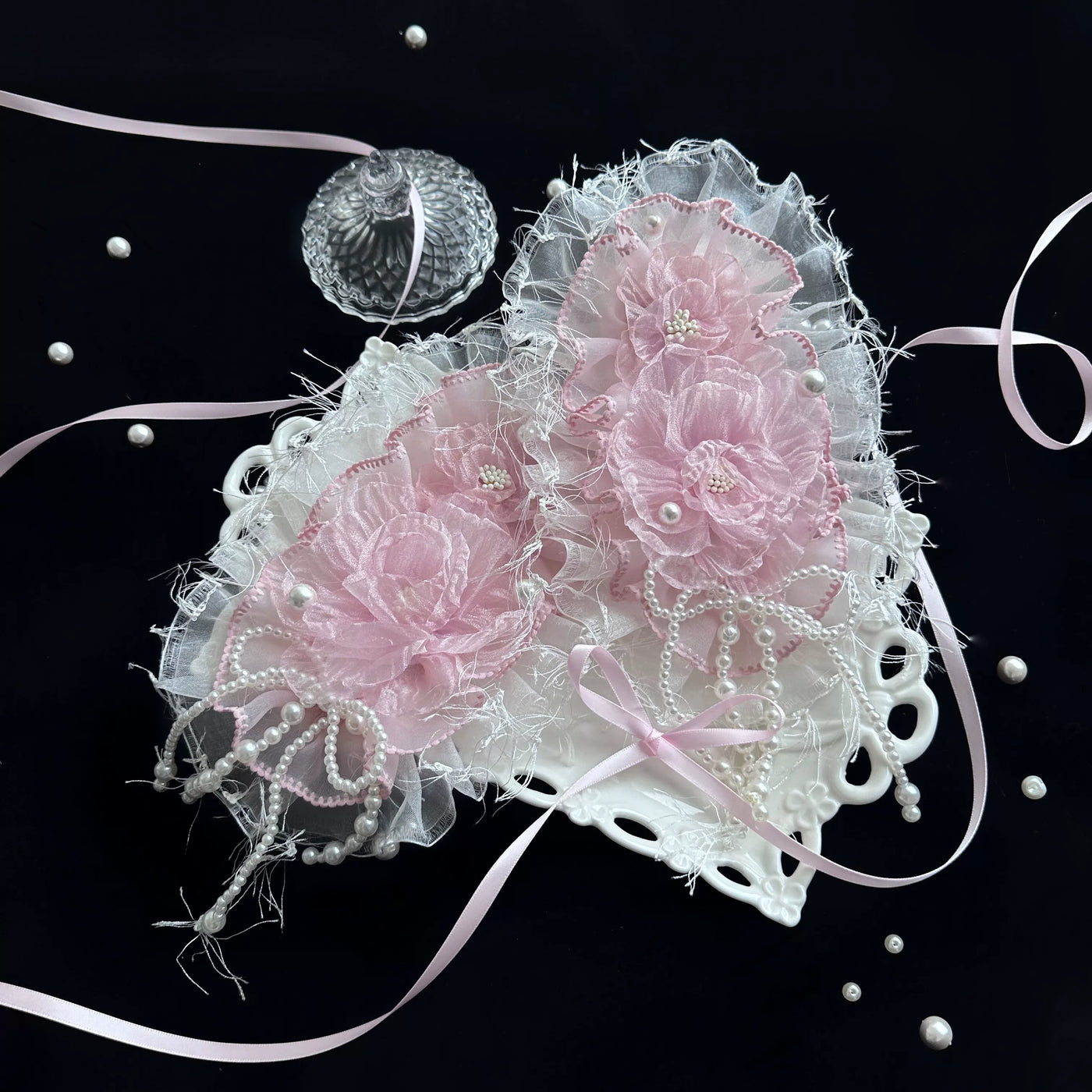 tonight - Lost Dreamland - Accessories with Fluffy Flowers and Trailing Ribbons