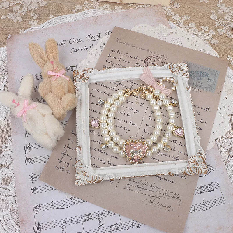 Independent Brand - Pearl Bead Collection - Necklace, Bracelet or Large Bow Accessory with Pearl Variants