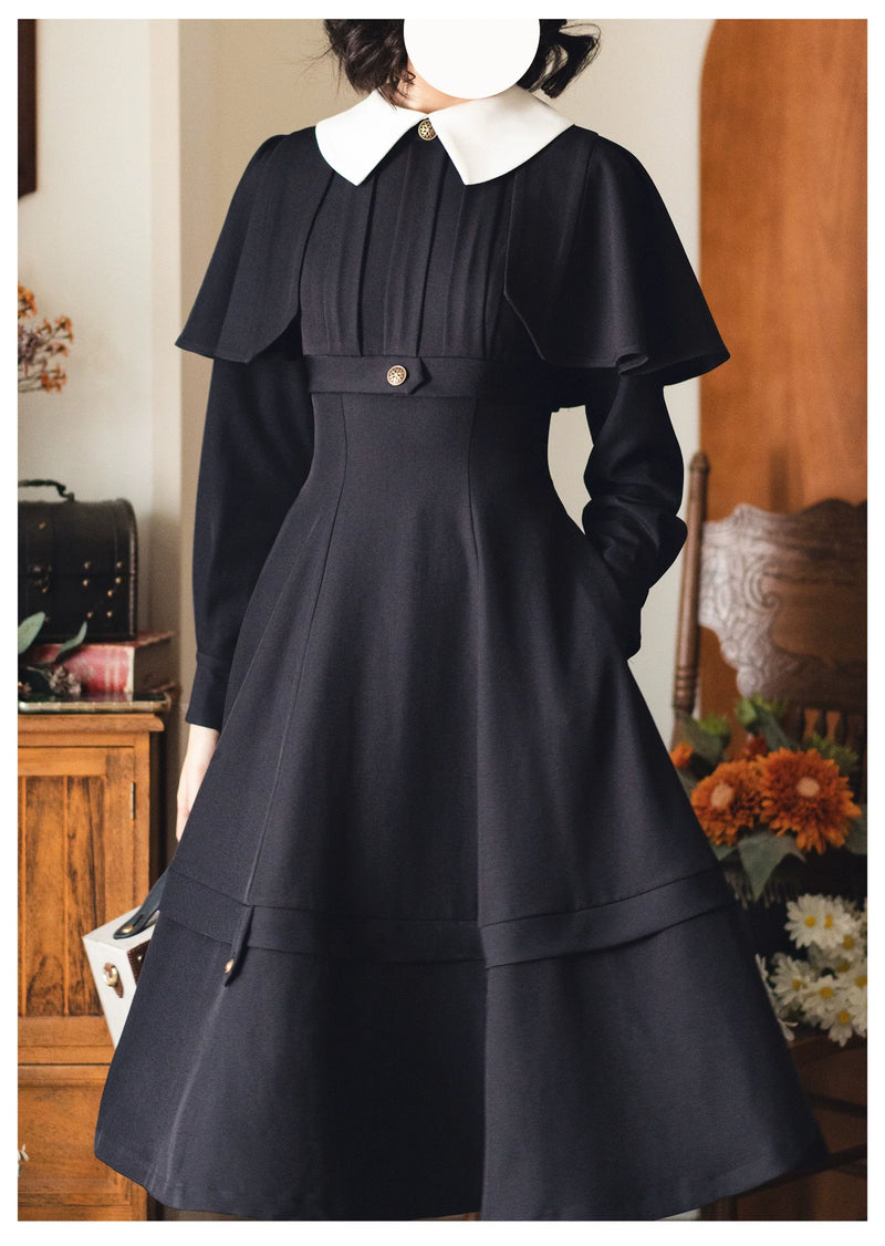 Forest Wardrobe - Forest Antique Box - Classic Lolita OP Dress with Detachable Short Cape