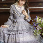 Grey Purple with Belt / L