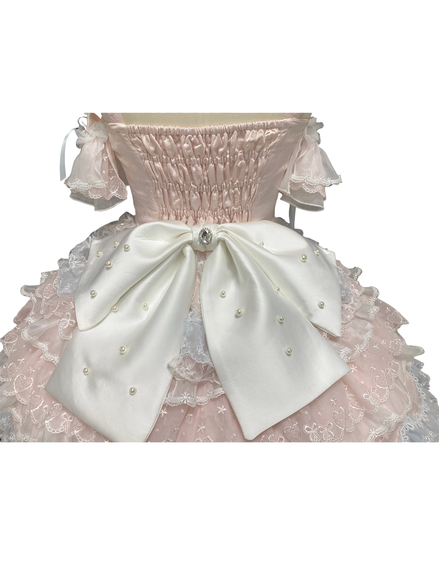rosedecheese - Misty Reverie - JSK Dress with Layered Lace and Blue Bows