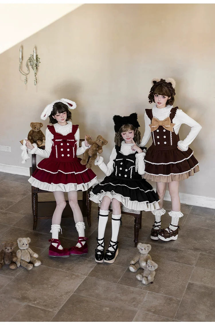 With PUJI - Snowlight of Tokamachi - Kawaii Lolita JSK, Animal Ear Headband