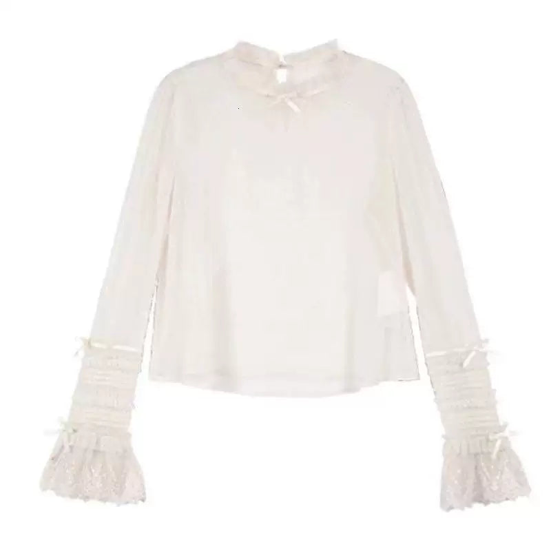 Sweetheart Dream Machine - Silent Wedding - Dotted Stand-Collar Inner Layer