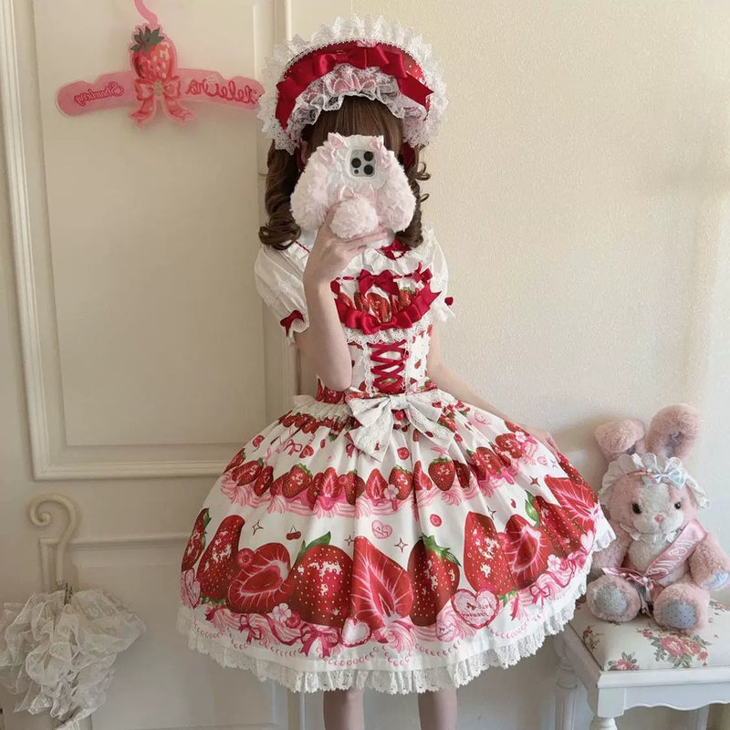 Hanguliang Sweet Berry Story JSK Dress