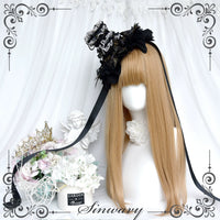Sinwavy - Codex - Sand Gold Court Lolita Wig - Sand Gold - Centre Part