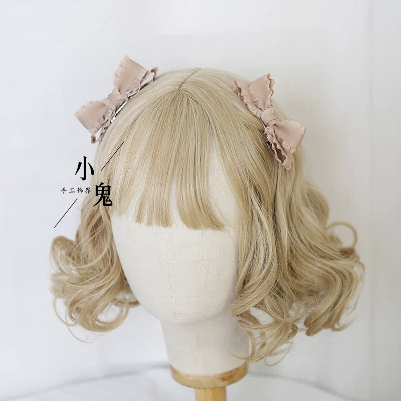 Xiaogui - Cute Lolita Headwear Ponytail - Hairclips Daily Lolita Accessories Headwear