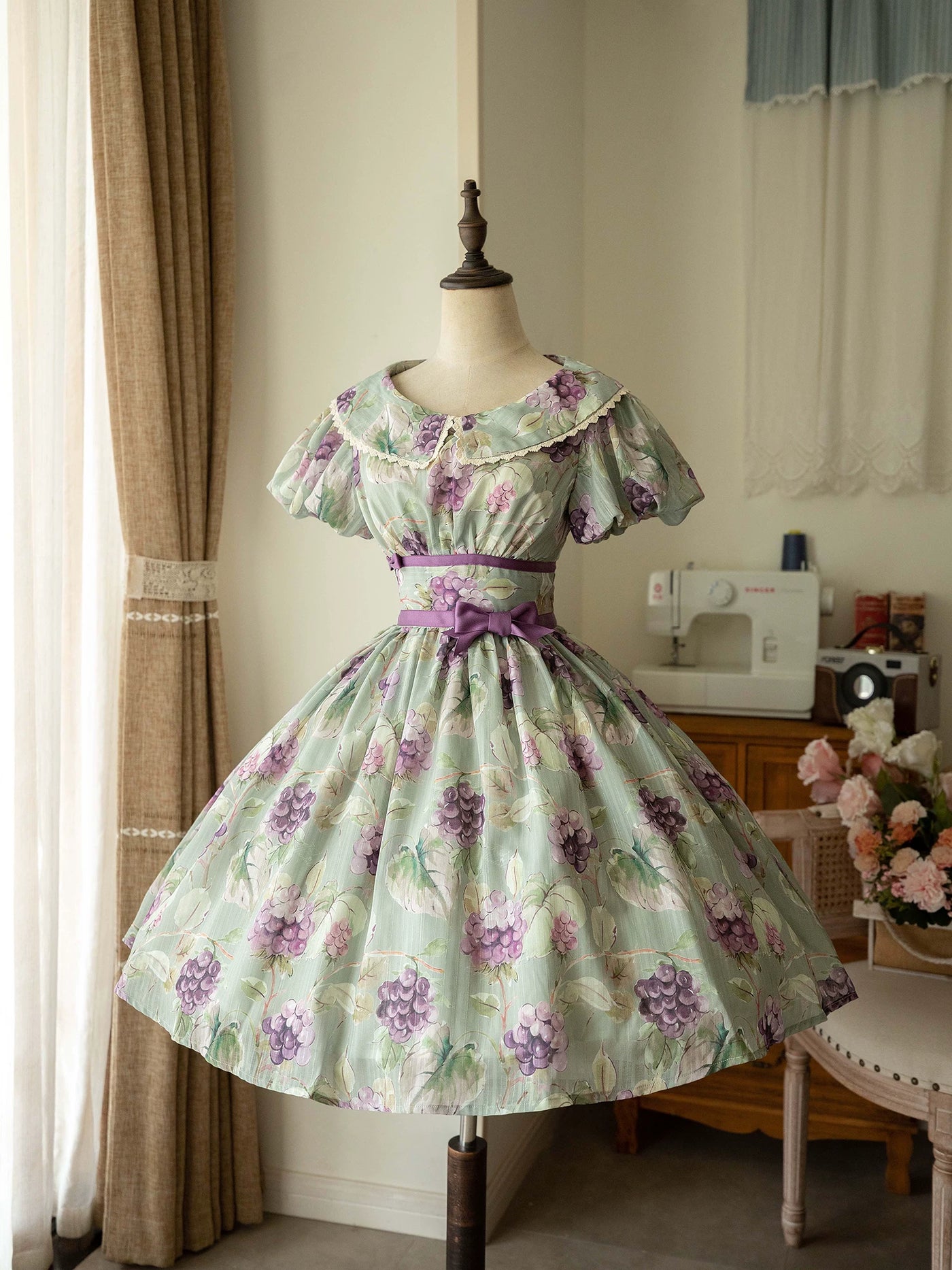 Forest Wardrobe Forest Grapes classic Lolita OP dress - view 6
