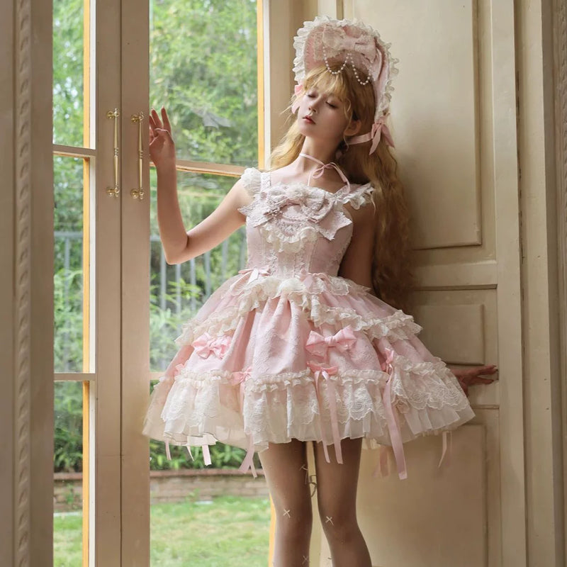 Hanguliang Flower Heart Love Ballet JSK Dress