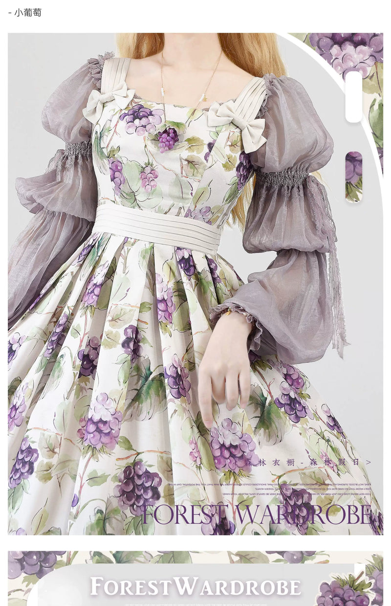 Forest Wardrobe - Forest Holiday - Printed JSK Dress - 4