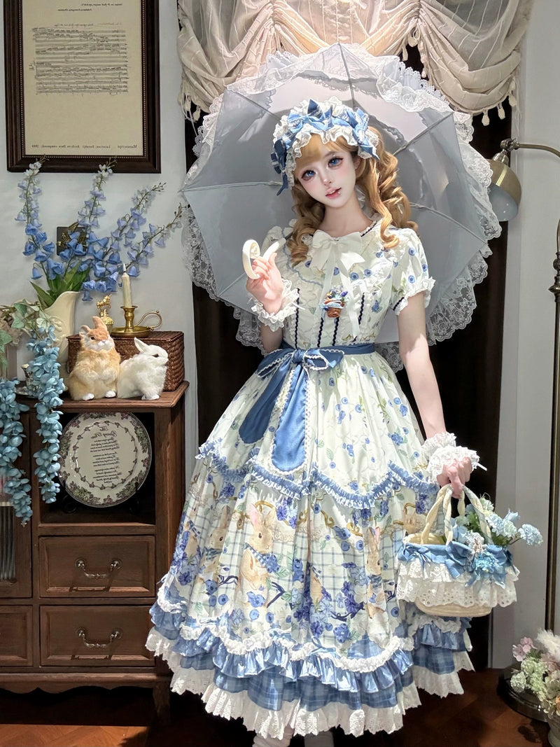 Doll Poetry - Blueberry Letter - Pastoral Sweet Lolita tea-length