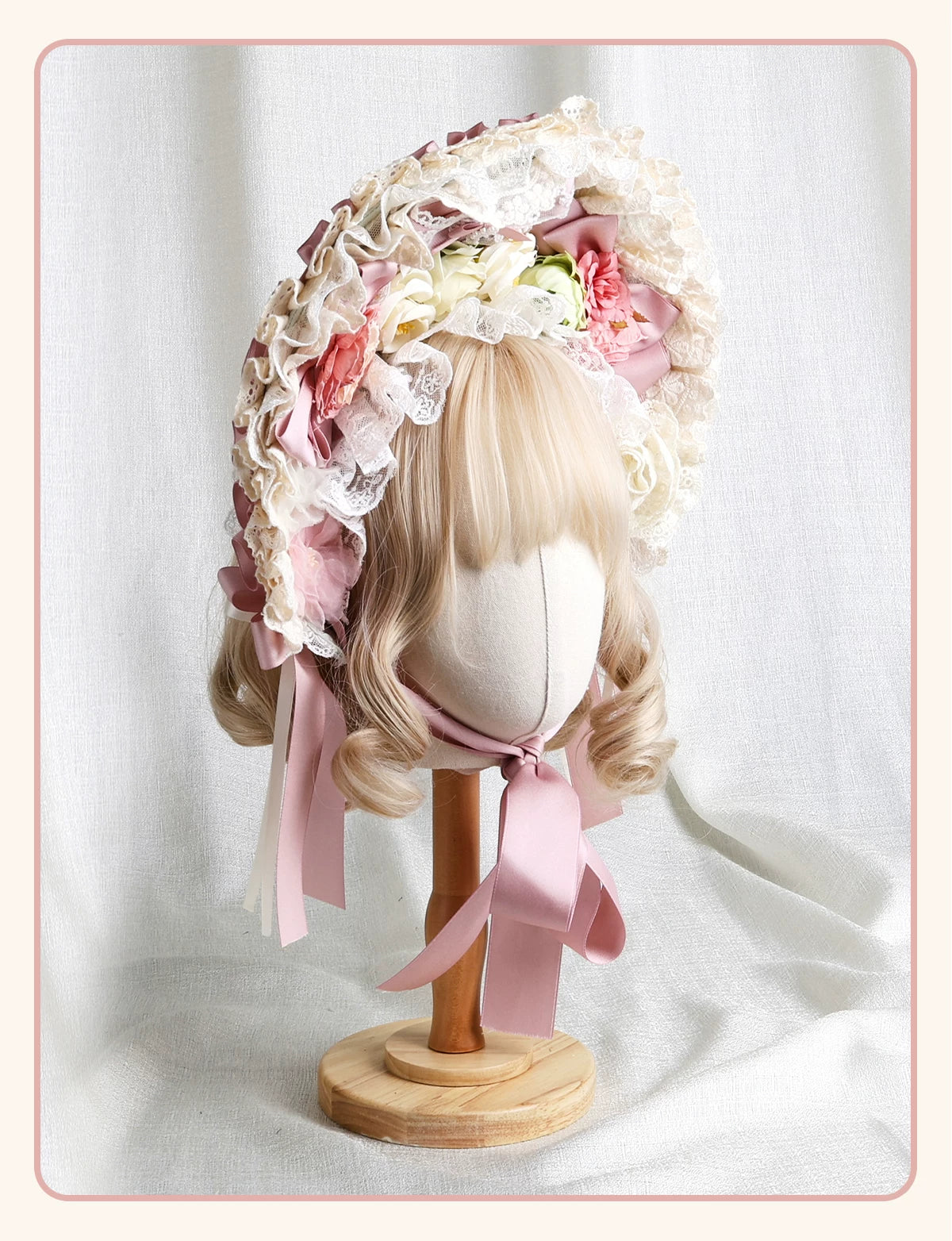 Stardust Rose - Garden Bouquet - Floral Hat and Headband Selection