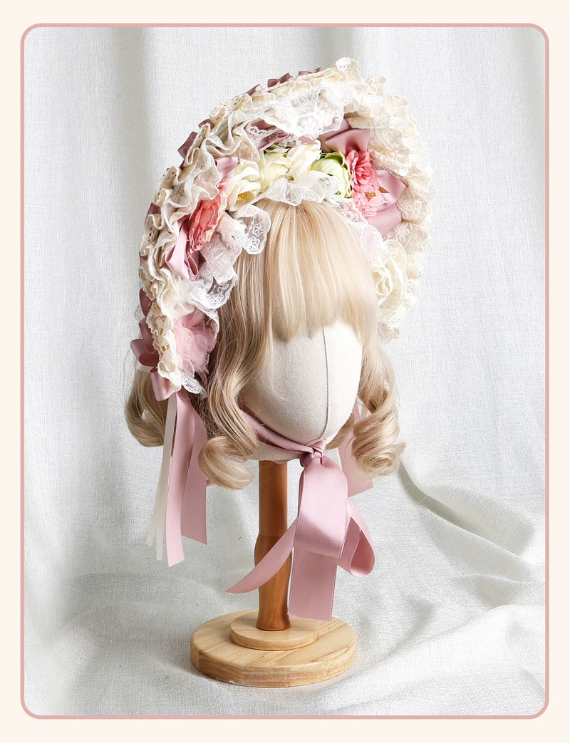 Stardust Rose - Garden Bouquet - Floral Hat and Headband Selection