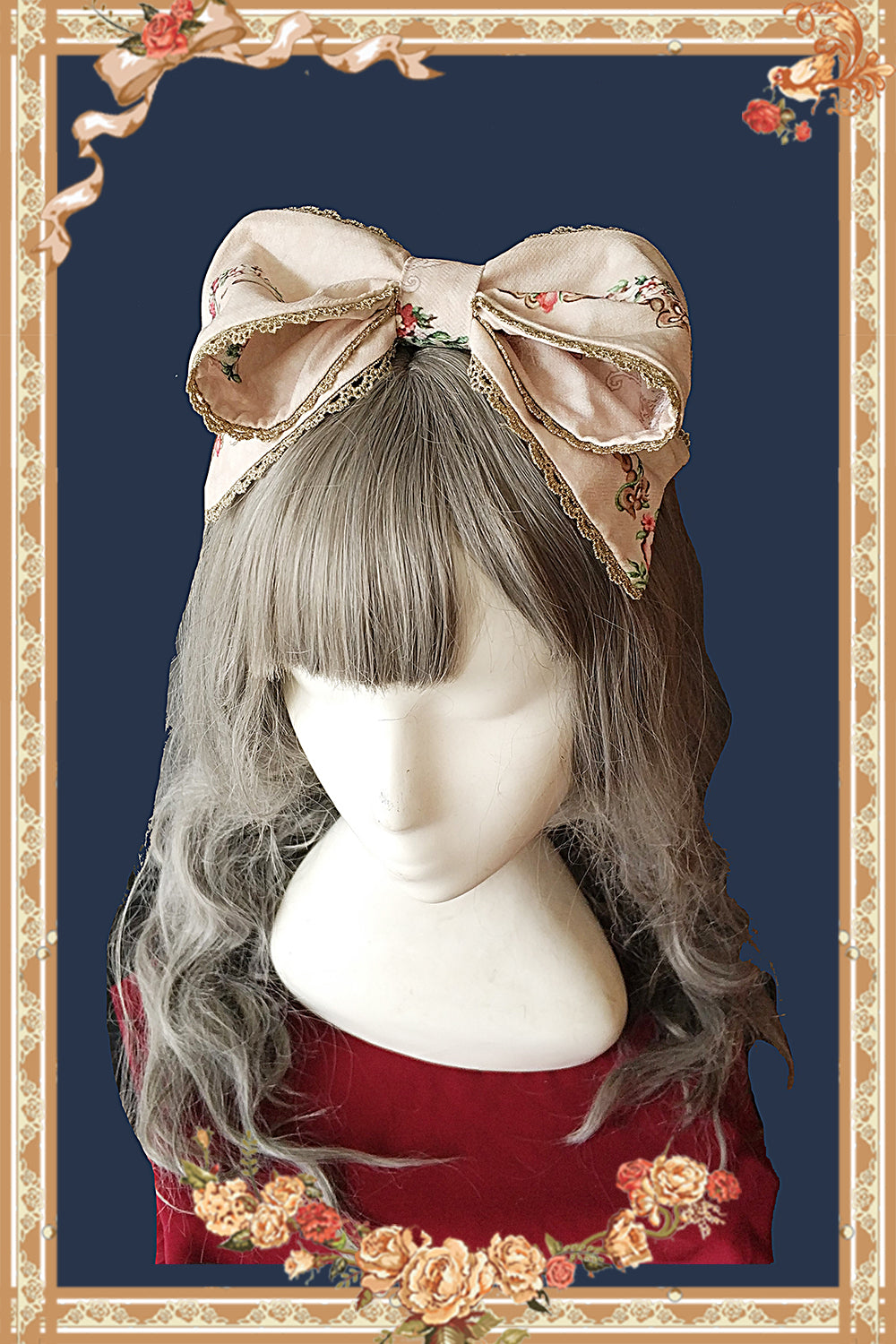 Fairytale Town Prom - Printed Tea Party Classic Lolita JSK Suit Beige KC Only (one size) S