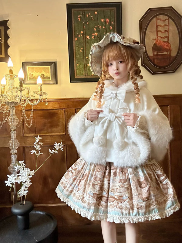 Plush Short Lolita Cape - Extended Fit Options — additional product view