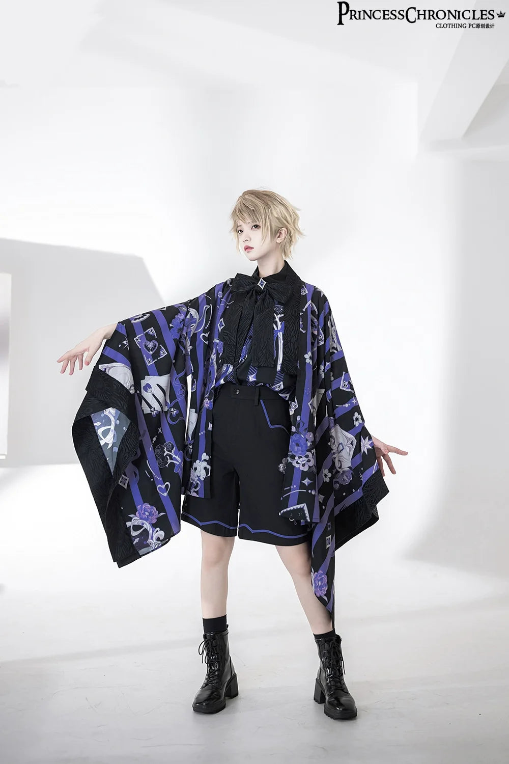 Princess Chronicles - Summer Sunscreen Loose Vintage - Printed Haori Outerwear Innerwear