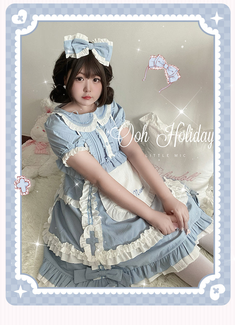 Niu Niu - Plus Size Lolita Nurse Summer OP - Dress OP Dress